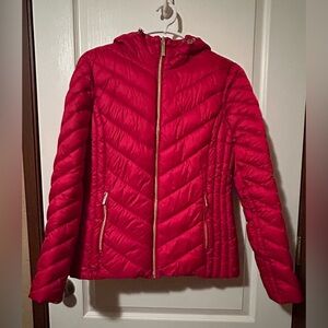 Michael Kors Packable Puffer Jacket with Hood